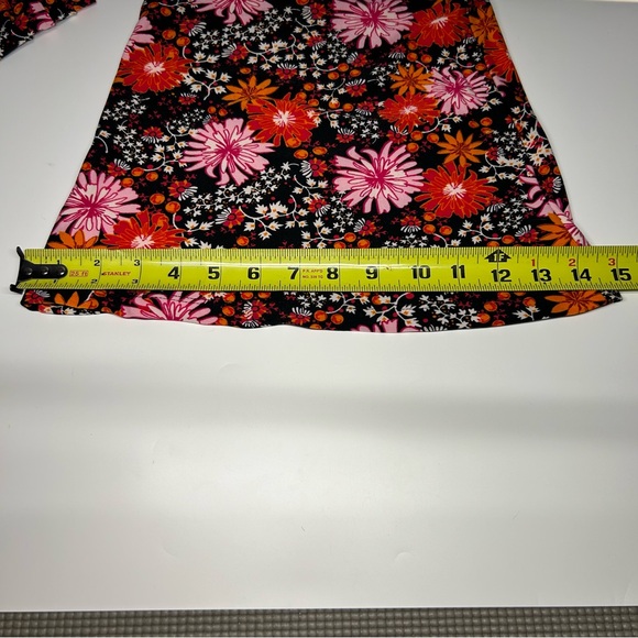 Spirit Floral Print XL Hippie Bell Bottom Leggings - Picture 6 of 8